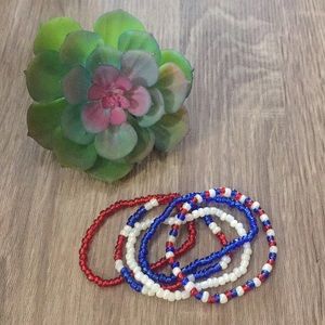 Fourth of July Bracelet Stack